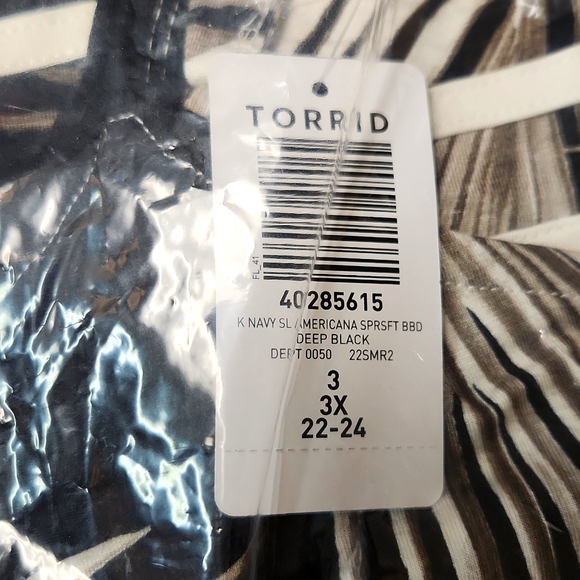 ❤️NWT VINTAGE TORRID CAMI - TROPICAL PALMS - ADJUSTABLE STRAP - SUPER SOFT TANK - Picture 10 of 16